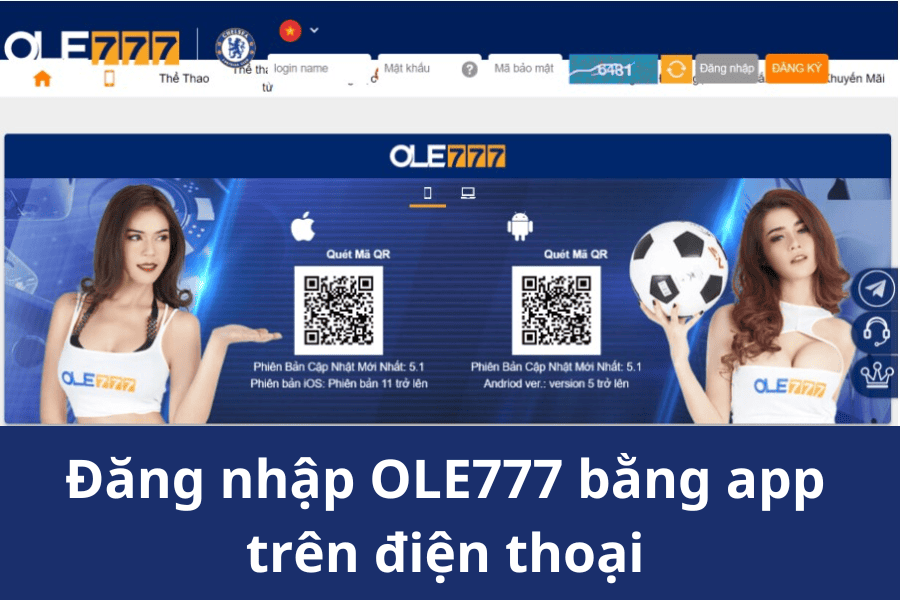 Đăng nhập bằng App trên điện thoại 